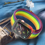 適用於 Apple Watch Series 4/5/6 & Watch SE 1/2/3 44mm 漸層全包 TPU 保護殼，適用於 Apple Watch Series 5 & 4 44mm