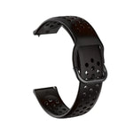 20mm 透氣多孔錶帶，內扣設計，適用於 Huami Amazfit GTS / Samsung Galaxy Watch Active 2 / Huawei Watch GT2 42MM
