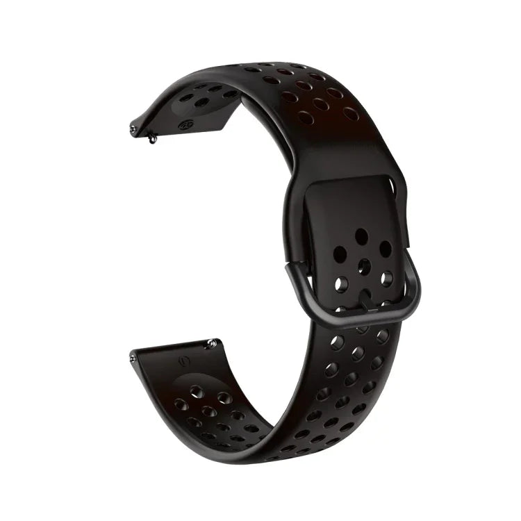 20mm 透氣多孔錶帶，內扣設計，適用於 Huami Amazfit GTS / Samsung Galaxy Watch Active 2 / Huawei Watch GT2 42MM