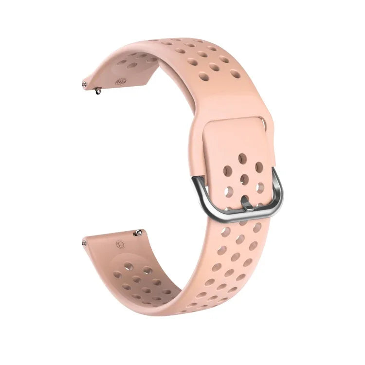20mm 透氣多孔錶帶，內扣設計，適用於 Huami Amazfit GTS / Samsung Galaxy Watch Active 2 / Huawei Watch GT2 42MM