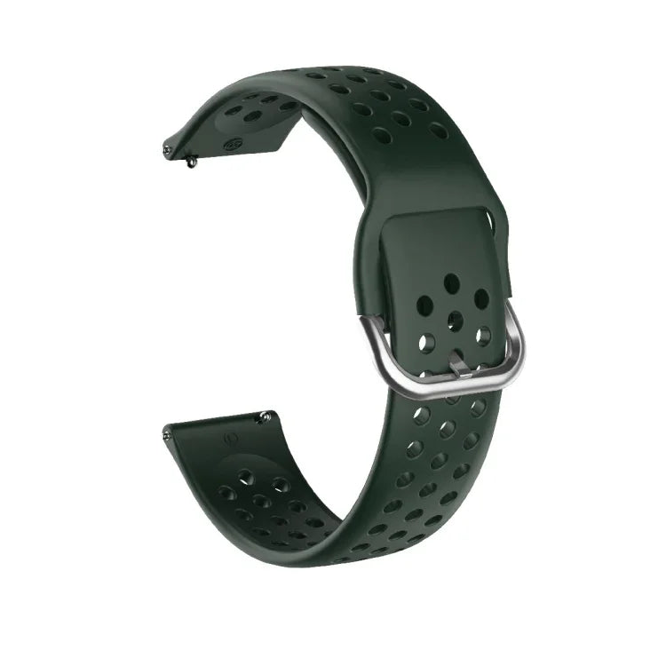 20mm 透氣多孔錶帶，內扣設計，適用於 Huami Amazfit GTS / Samsung Galaxy Watch Active 2 / Huawei Watch GT2 42MM