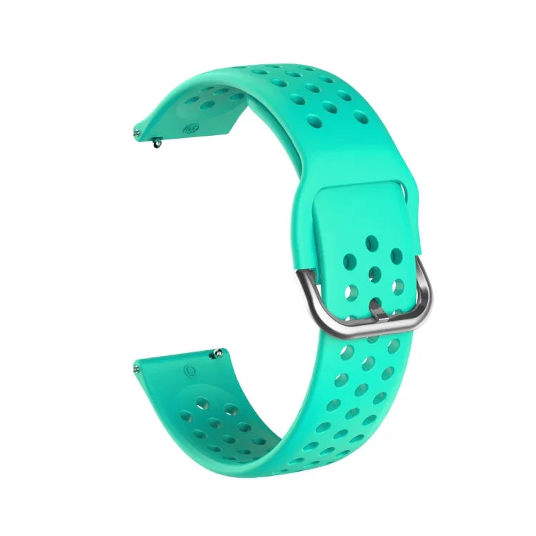 20mm 透氣多孔錶帶，內扣設計，適用於 Huami Amazfit GTS / Samsung Galaxy Watch Active 2 / Huawei Watch GT2 42MM
