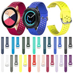 20mm 透氣多孔錶帶，內扣設計，適用於 Huami Amazfit GTS / Samsung Galaxy Watch Active 2 / Huawei Watch GT2 42MM