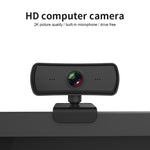 C3 400 萬像素 2K 解析度自動對焦高清 1080P 網路攝影機 360 度旋轉 適用直播視訊會議工作含麥克風 USB 免驅動，C3