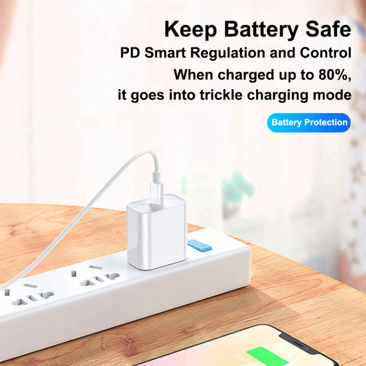 PD 18W USB-C / Type-C轉8針閃充數據線，適用於iPhone X / 11 / 11 Pro / 11 Pro Max / XR / SE 2020，1米，2米