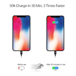 2 合 1 單 USB-C / Type-C 埠旅行充電器 + 3A PD 3.0 USB-C / Type-C 對 USB-C / Type-C 快充數據線組，線長：1米，18W 1米