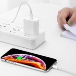 2 合 1 單 USB-C / Type-C 埠旅行充電器 + 3A PD 3.0 USB-C / Type-C 對 USB-C / Type-C 快充數據線組，線長：1米，18W 1米