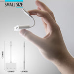 ZS-KL21820 三合一 8 Pin 轉 8 Pin 充電埠 + 8 Pin 耳機孔 + 3.5mm 耳機孔耳機轉接器