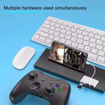 ZS-S1852 6合1 三USB母頭轉8針公頭 OTG 相機讀卡器轉接器，支援 SD & TF 卡及8針充電介面，兼容所有 iOS 系統