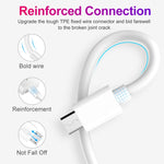 2 合 1 1米 USB 轉 Micro USB 數據線 + 30W QC 3.0 四 USB 介面手機平板電腦通用快速充電器旅行充電組，歐規插頭，Micro USB 組合 歐規插頭