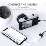 FA-STAR ZS-KL21826 8 針轉 USB 3.0 OTG 轉接器，支援 IOS 13 及以上版本