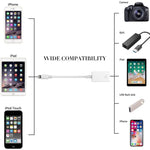 FA-STAR ZS-KL21826 8 針轉 USB 3.0 OTG 轉接器，支援 IOS 13 及以上版本