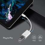 FA-STAR ZS-KL21826 8 針轉 USB 3.0 OTG 轉接器，支援 IOS 13 及以上版本