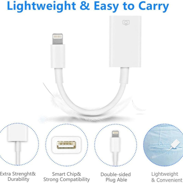 FA-STAR ZS-KL21826 8 針轉 USB 3.0 OTG 轉接器，支援 IOS 13 及以上版本