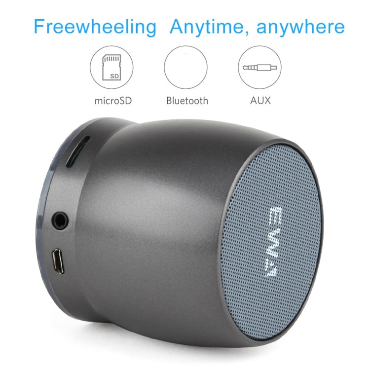 EWA A150 便攜迷你藍牙喇叭無線HiFi立體聲強勁低音音樂Boom Box金屬低音炮，支援Micro SD卡及3.5mm AUX