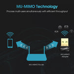 EDUP EP-AC1651 USB WIFI 無線網卡 650Mbps 雙頻 5G/2.4GHz 外接無線網路卡 Wifi 接收器 適用筆記型電腦 Windows MacOS