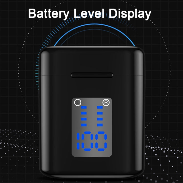 T&G TG905 TWS 藍牙耳機無線運動耳機，5D 立體聲耳機，附 LED 顯示與充電盒