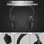 ONIKUMA K20 PS4 耳機立體聲遊戲耳機附麥克風/LED 燈，適用於 Xbox One/筆記型電腦平板