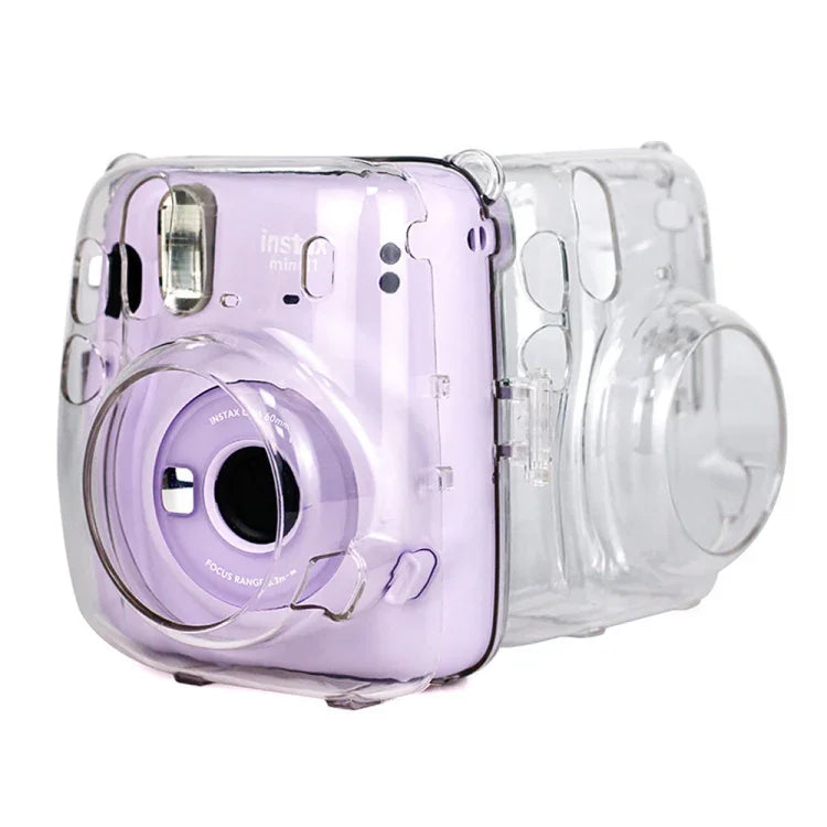 Richwell 攜帶包，水晶硬殼，附肩帶，適用於 Fujifilm Instax Mini 11