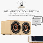 W5 便攜 HiFi 震撼低音木質藍牙喇叭，W5