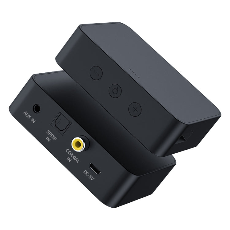 T6 藍牙 5.0 電腦電視發射器 光纖同軸 AUX 多功能 TF 卡 HiFI 藍牙音頻發射器