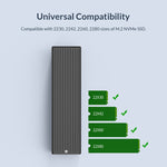 ORICO M2PV-C3 M.2 NVMe SSD 外接盒，ORICO M2PV-C3