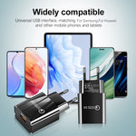迷你 QC3.0 USB 18W 手機平板通用快速充電器，歐規插頭，歐規插頭