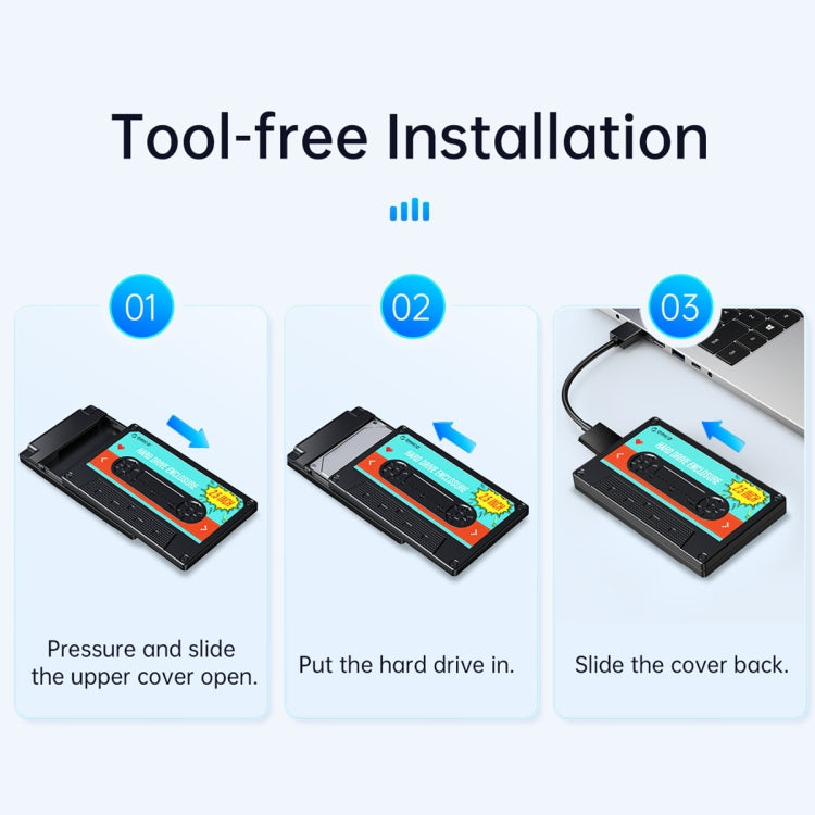 ORICO 2580U3 2.5 吋 USB 3.0 SATA 硬碟外接盒 經典行動硬碟盒，2580U3