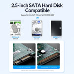ORICO 2580U3 2.5 吋 USB 3.0 SATA 硬碟外接盒 經典行動硬碟盒，2580U3