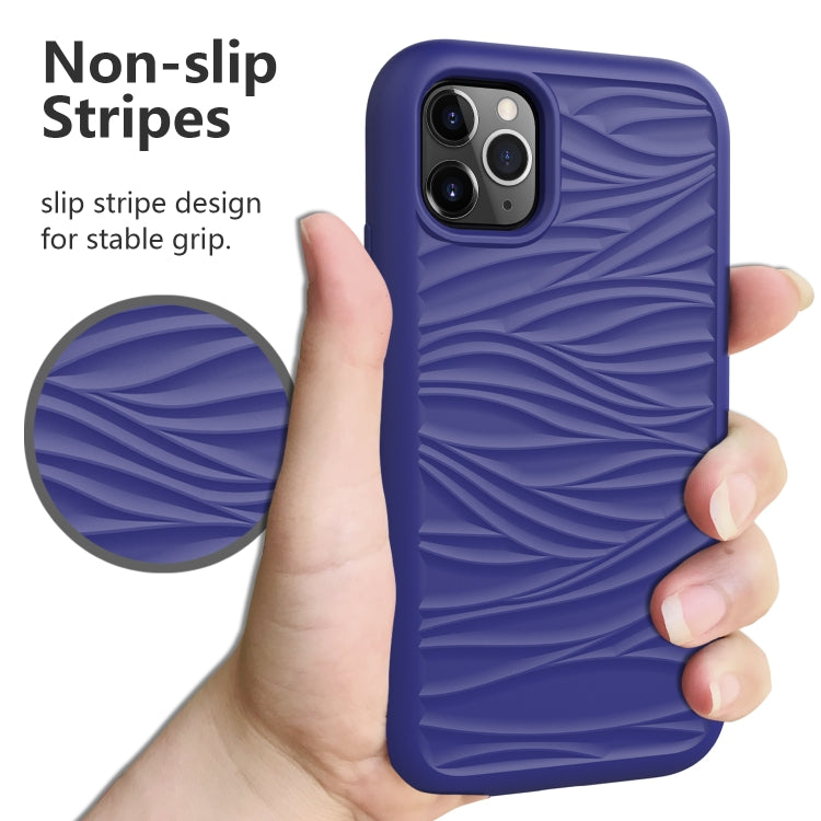 For iPhone 11 Pro Wave Pattern 3 in 1 Silicone+PC Shockproof Protective Case, For iPhone 11 Pro