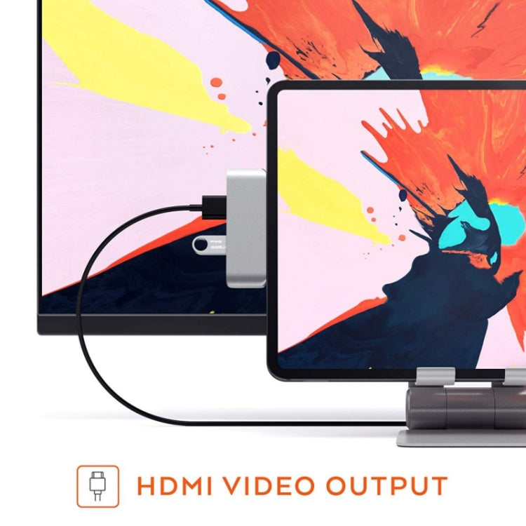 4 合 1 Type-C / USB-C 轉 HDMI + AUX + USB + PD Type-C / USB-C 集線器 多功能高清擴充座