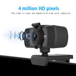 Richwell PC-06 迷你 360 度旋轉 4.0 MP 高清自動對焦電腦網路攝影機含降噪麥克風