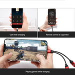 ENKAY ENK-AT104 8針轉雙8針充電聽歌鋁合金轉接轉換線