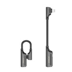 ENKAY ENK-AT103 8針轉3.5mm音頻及8針充電介面轉換器鋅合金轉接器，3.5mm音頻及8針充電
