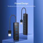 ORICO TWU3-7A-BK 七埠 USB 3.0 集線器，TWU3-7A