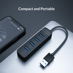 ORICO TWU3-7A-BK 七埠 USB 3.0 集線器，TWU3-7A