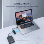 ORICO TWU3-7A-BK 七埠 USB 3.0 集線器，TWU3-7A