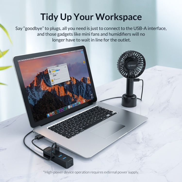 ORICO TWU3-7A-BK 七埠 USB 3.0 集線器，TWU3-7A
