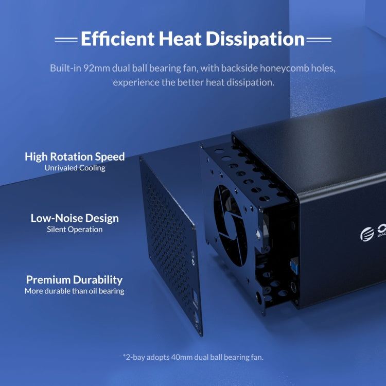 ORICO NS200RU3 兩槽 USB3.0 硬碟外接盒附 RAID，NS200RU3