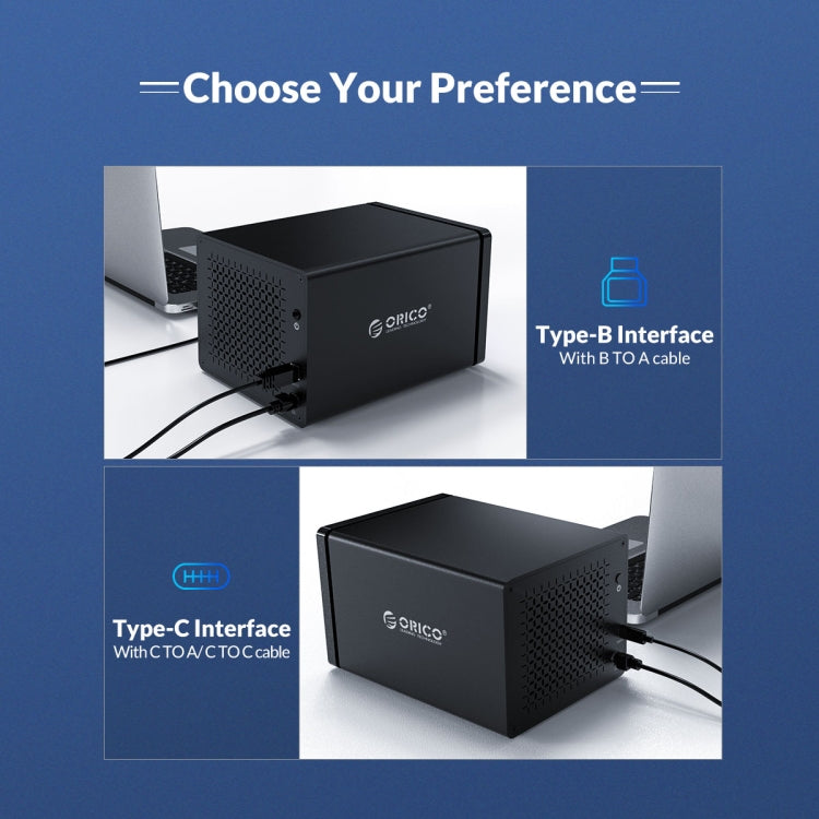 ORICO NS200RU3 兩槽 USB3.0 硬碟外接盒附 RAID，NS200RU3