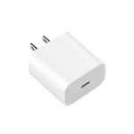 2 合 1 PD 20W 單 USB-C / Type-C 埠旅行充電器 + 3A PD3.0 USB-C / Type-C 轉 8 針快充數據線組，線長：1m，美式插頭，20W 1m