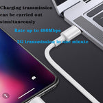 2 合 1 PD 20W 單 USB-C / Type-C 埠旅行充電器 + 3A PD3.0 USB-C / Type-C 轉 8 針快充數據線組，線長：1m，美式插頭，20W 1m