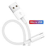 SDC-30W 2 合 1 USB 轉 Micro USB 數據線 + 30W QC 3.0 USB + 2.4A 雙 USB 2.0 埠 手機平板電腦通用快速充電器旅行充電組，美規插頭，附 Micro USB 線，美規插頭