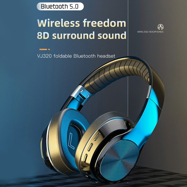 VJ320 藍牙 5.0 頭戴式可折疊無線耳機 支援 TF 卡附麥克風，VJ320 黑色，VJ320 藍色，VJ320 紅色，VJ320 白色