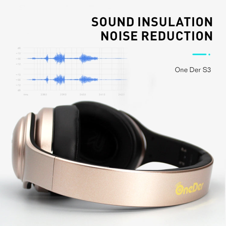 OneDer S3 2 合 1 耳機與喇叭 便攜無線藍牙耳機 降噪包耳立體聲