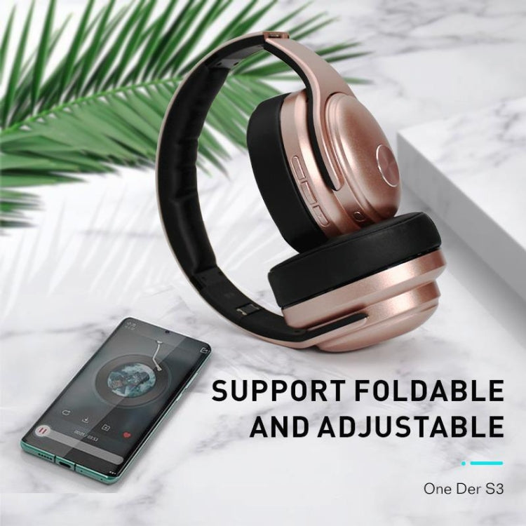 OneDer S3 2 合 1 耳機與喇叭 便攜無線藍牙耳機 降噪包耳立體聲