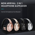 OneDer S3 2 合 1 耳機與喇叭 便攜無線藍牙耳機 降噪包耳立體聲