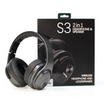 OneDer S3 2 合 1 耳機與喇叭 便攜無線藍牙耳機 降噪包耳立體聲