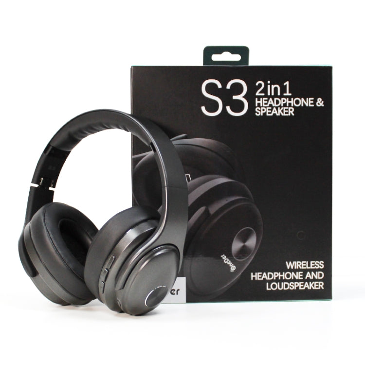 OneDer S3 2 合 1 耳機與喇叭 便攜無線藍牙耳機 降噪包耳立體聲