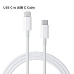SDC-20W 2 合 1 PD 20W USB-C / Type-C 旅行充電器 + 3A PD 3.0 USB-C / Type-C 轉 USB-C / Type-C 快充數據線組，線長：1米，美規插頭、歐規插頭、英規插頭